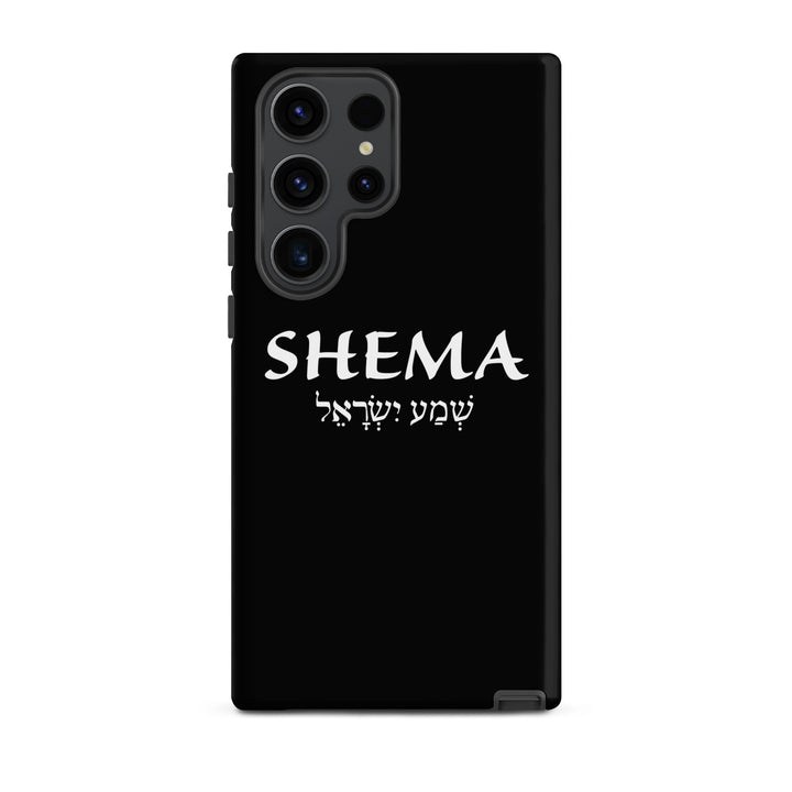 Christian Phone Case Shema Hebrew Black for Samsung® Samsung® Phone Cases Matte Samsung Galaxy S23 Ultra 