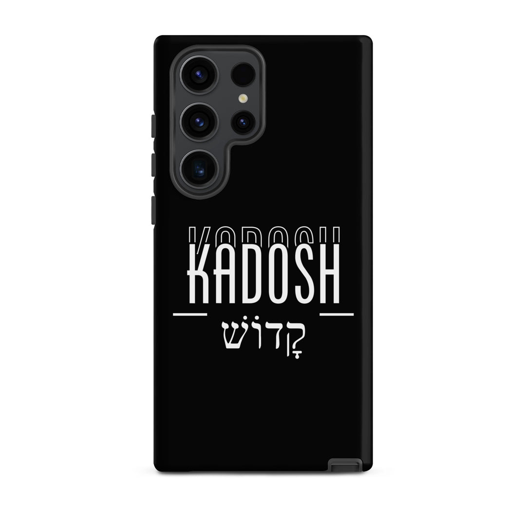 Christian Phone Case Kadosh Hebrew Black for Samsung® Samsung® Phone Cases Matte Samsung Galaxy S23 Ultra 