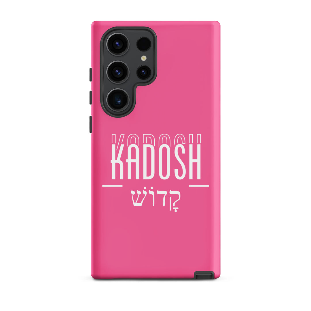 Christian Phone Case Kadosh Hebrew Pink for Samsung® Samsung® Phone Cases Matte Samsung Galaxy S23 Ultra 