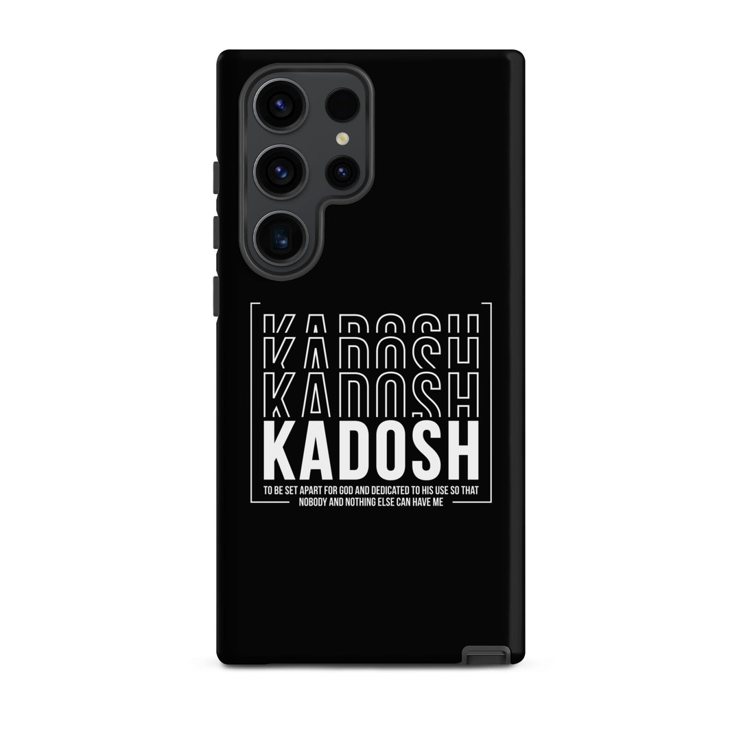 Christian Phone Case Kadosh Dedicated To His Use Black for Samsung® Samsung® Phone Cases Matte Samsung Galaxy S23 Ultra 