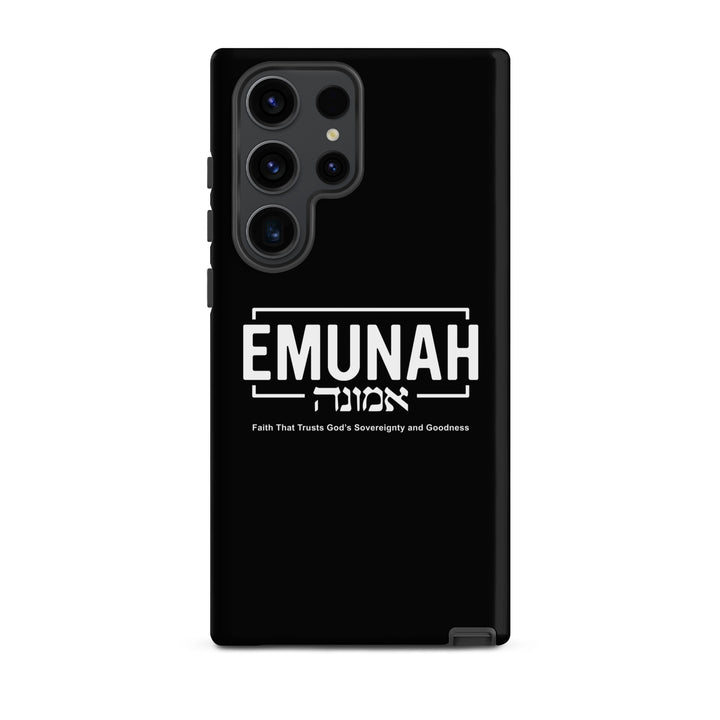 Christian Phone Case Emunah Faith That Trusts for Samsung® Samsung® Phone Cases Matte Samsung Galaxy S23 Ultra 