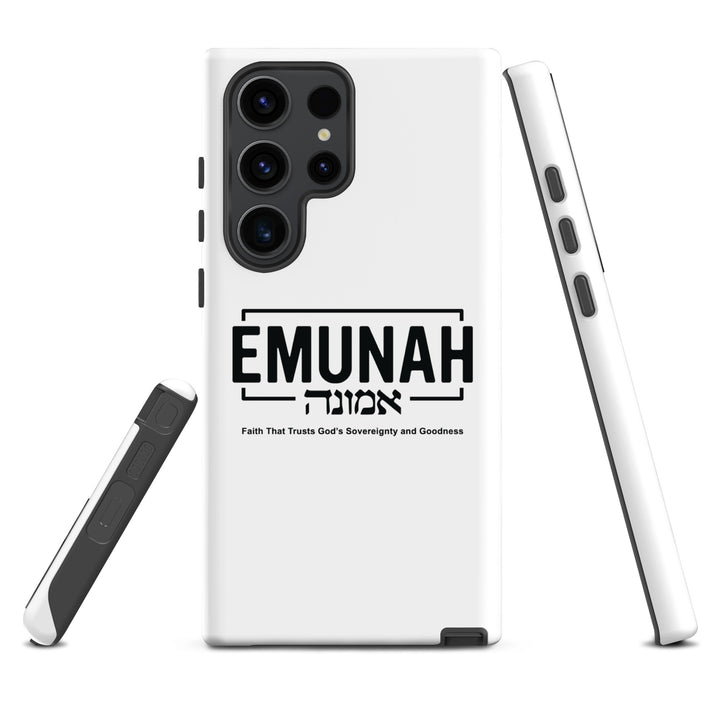 Christian Phone Case Emunah Steadfast Faith White for Samsung® Samsung® Phone Cases   