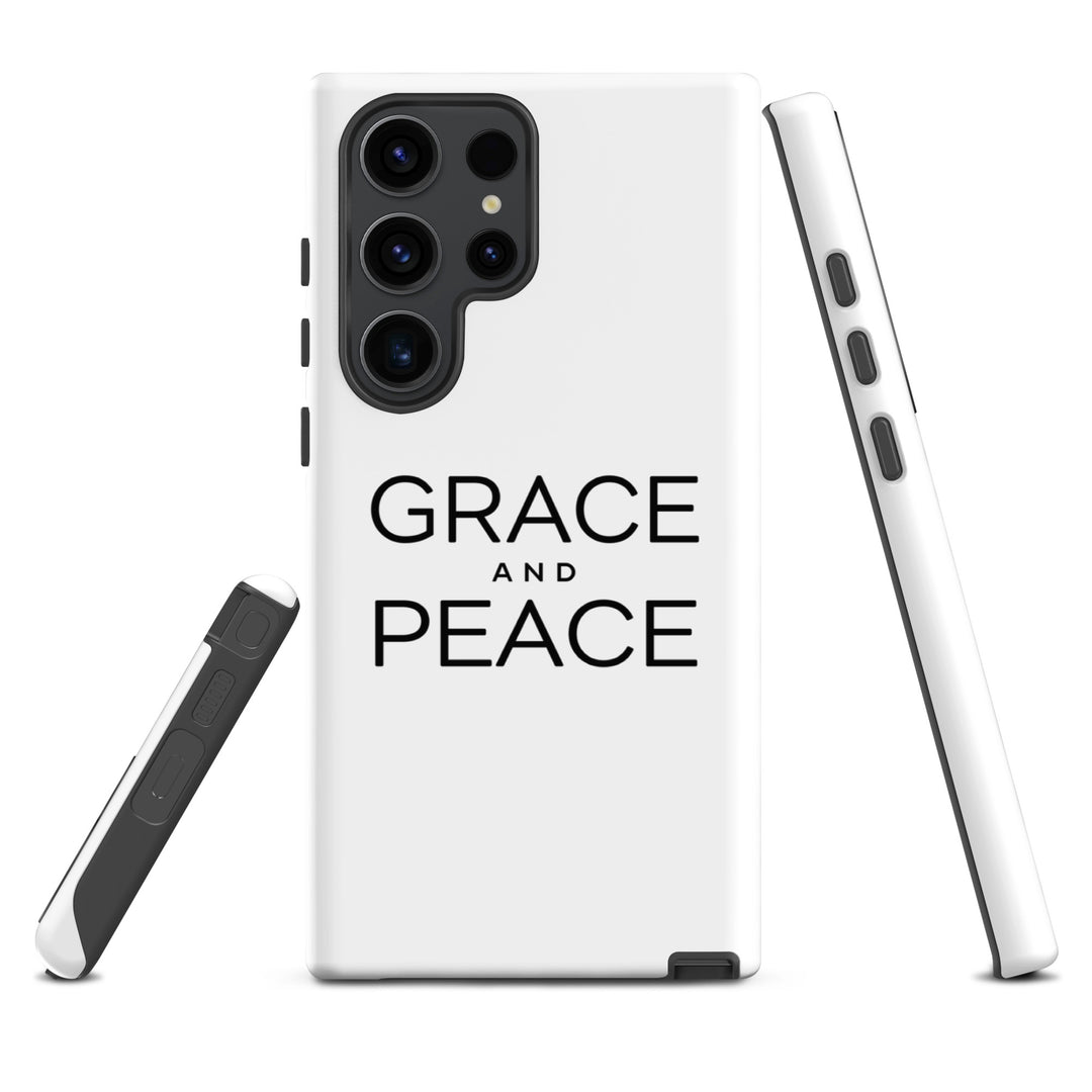 Christian Phone Case Grace and Peace White for Samsung® Samsung® Phone Cases   