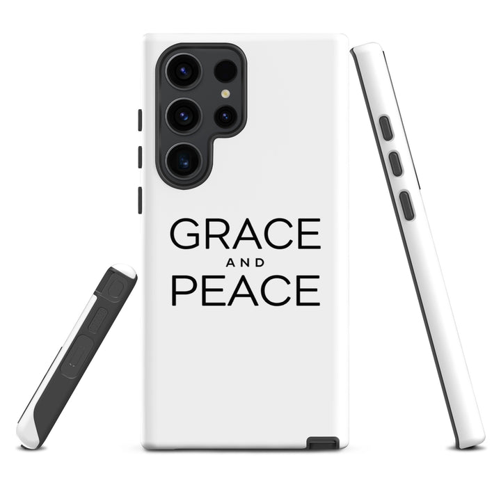 Christian Phone Case Grace and Peace White for Samsung® Samsung® Phone Cases   