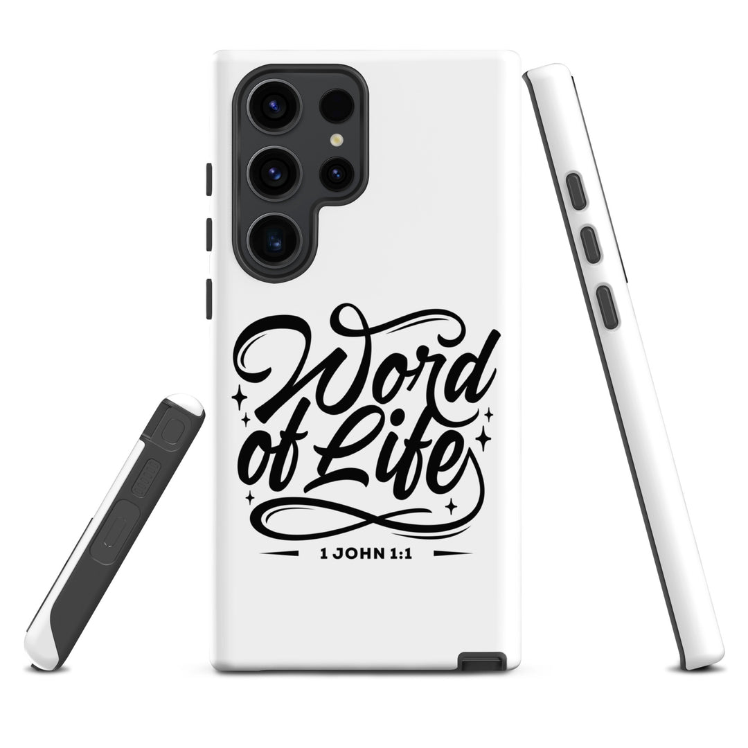 Christian Phone Case Word of Life White for Samsung® Samsung® Phone Cases   