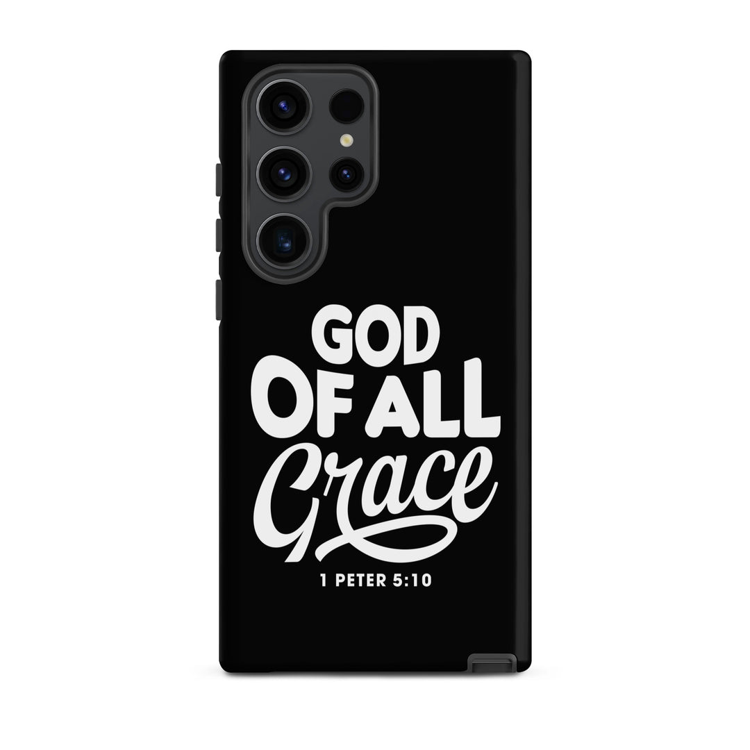 Christian Phone Case God of All Grace Black for Samsung® Samsung® Phone Cases Matte Samsung Galaxy S23 Ultra 