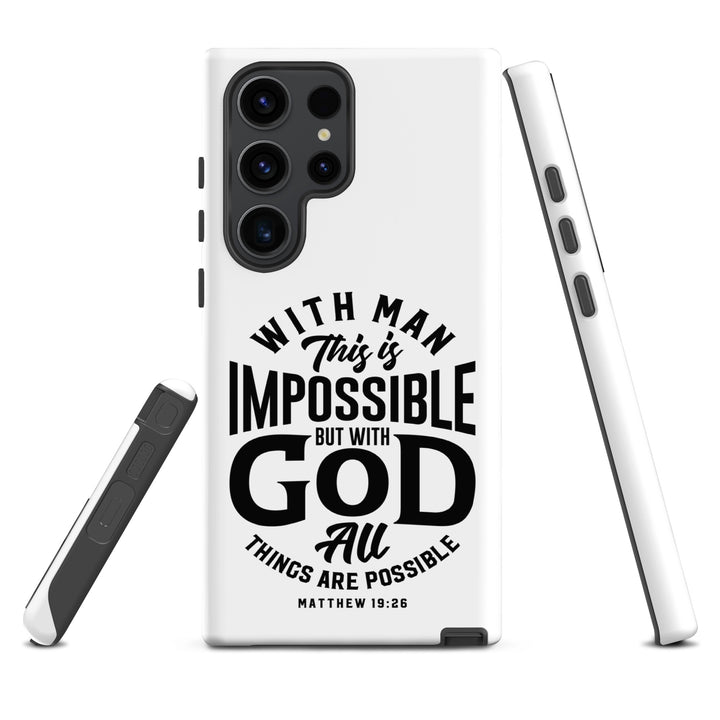 Christian Phone Case All Things Possible White for Samsung® Samsung® Phone Cases   