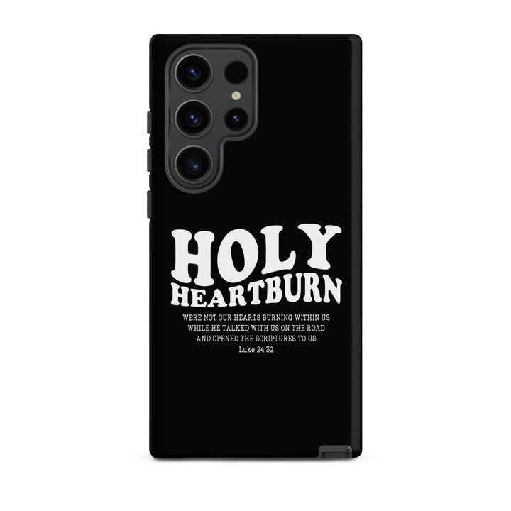 Christian Phone Case Holy Heartburn Black for Samsung® Samsung® Phone Cases Matte Samsung Galaxy S23 Ultra 