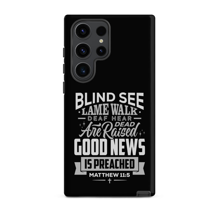 Christian Phone Case Go and Tell John Black for Samsung® Samsung® Phone Cases Matte Samsung Galaxy S23 Ultra 