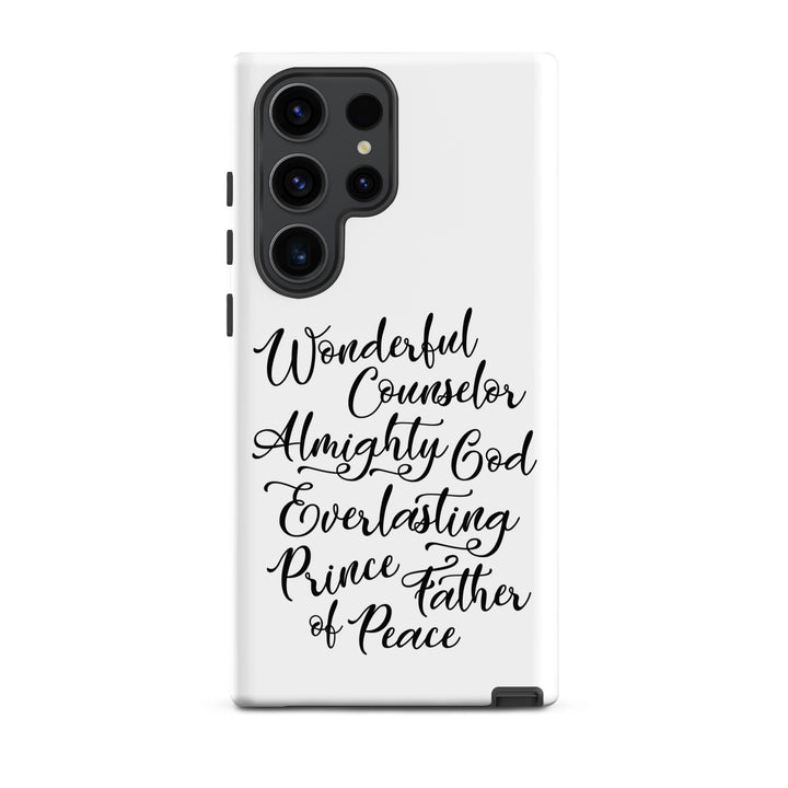 Christian Phone Case Wonderful Counselor White for Samsung® Samsung® Phone Cases Matte Samsung Galaxy S23 Ultra 