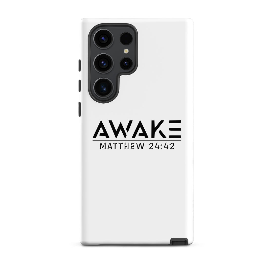 Christian Phone Case Awake White for Samsung® Samsung® Phone Cases Matte Samsung Galaxy S23 Ultra 