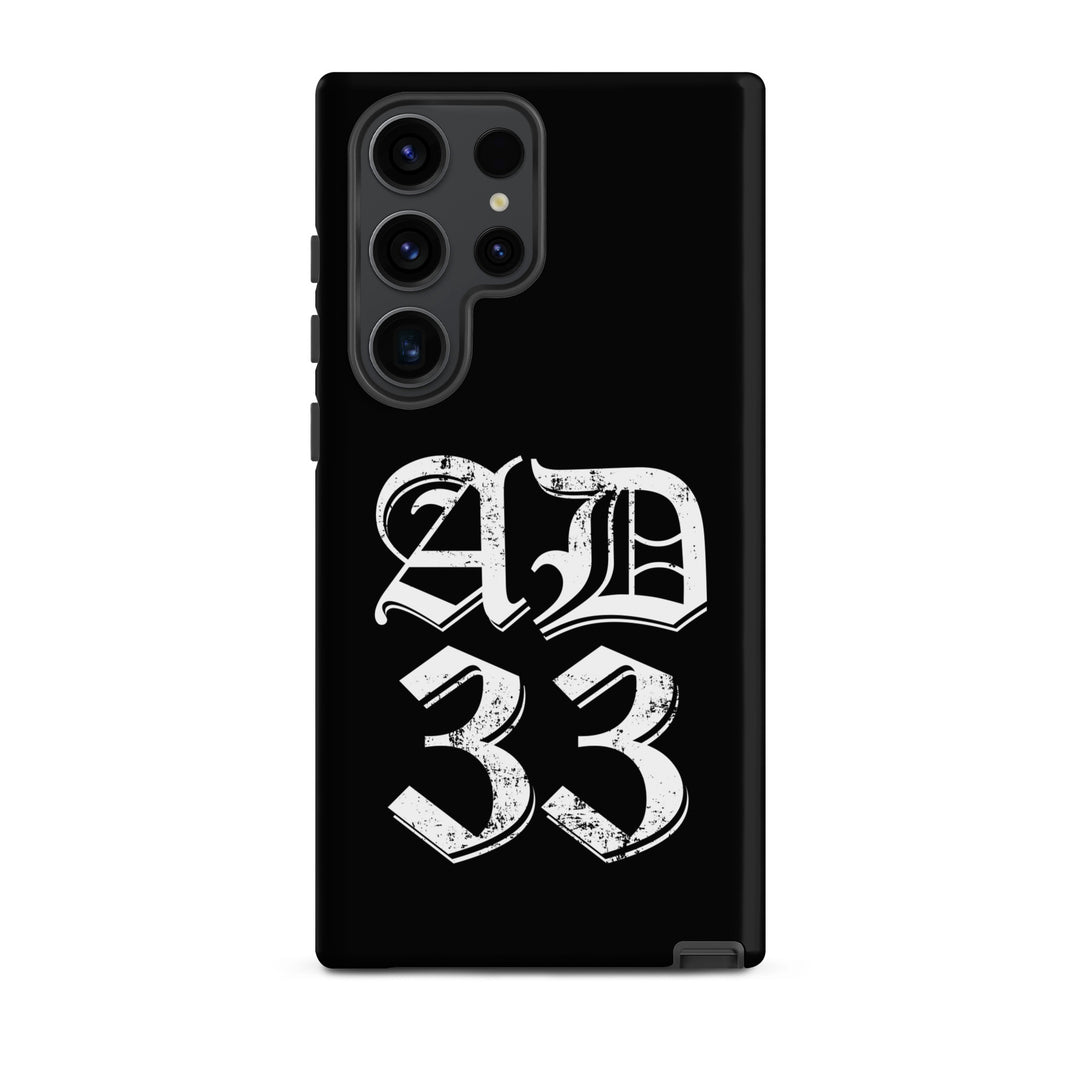 Christian Phone Case AD 33 Old English Black for Samsung® Samsung® Phone Cases Matte Samsung Galaxy S23 Ultra 