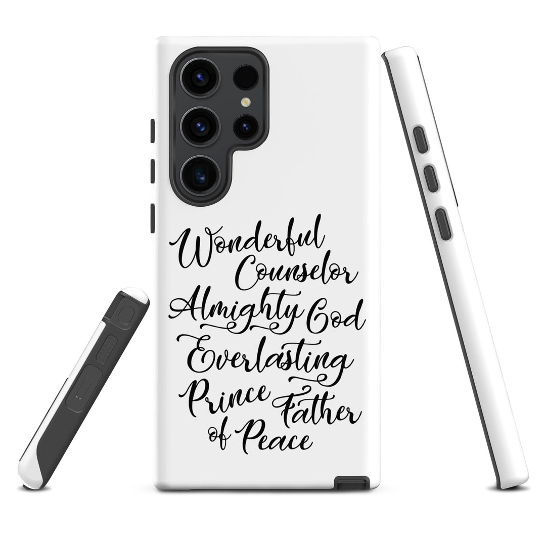 Christian Phone Case Wonderful Counselor White for Samsung® Samsung® Phone Cases   