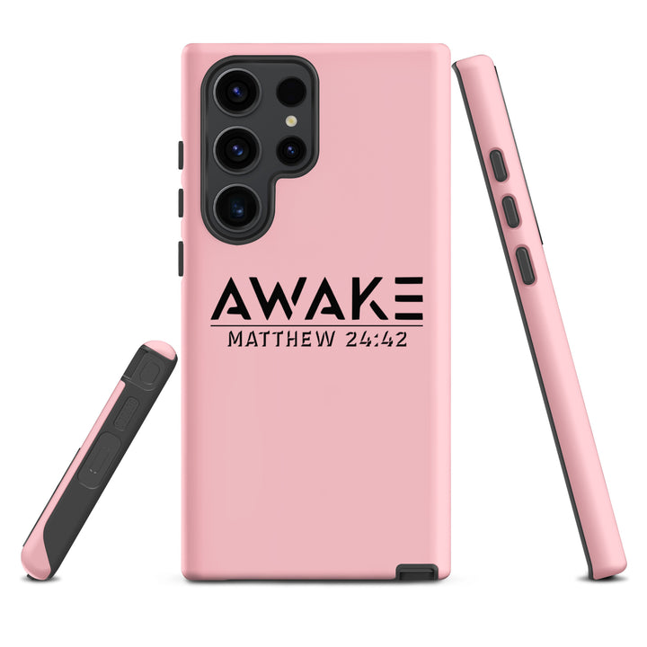 Christian Phone Case Awake  Pink for Samsung® Samsung® Phone Cases   