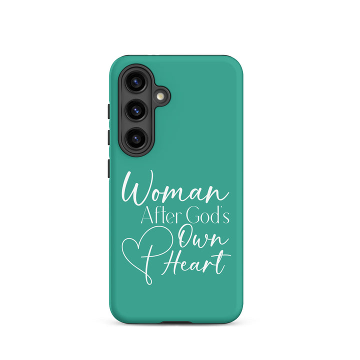 Christian Phone Case Woman After God's Heart for Samsung® Samsung® Phone Cases Matte Samsung Galaxy S24 