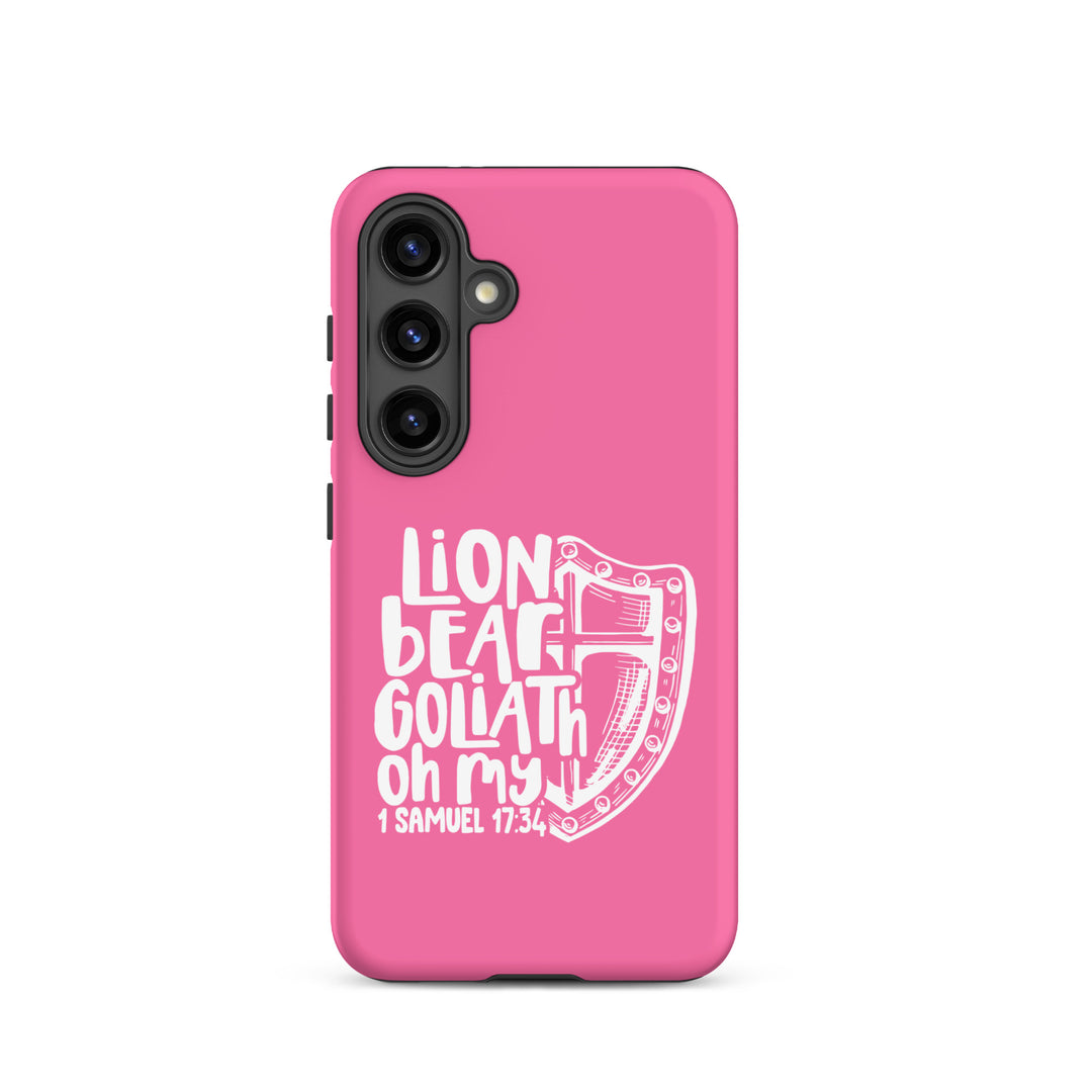 Christian Phone Case Lion Bear Goliath Oh My for Samsung® Samsung® Phone Cases Matte Samsung Galaxy S24 