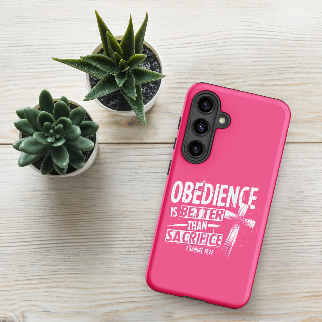 Christian Phone Case Obedience Is Better for Samsung® Samsung® Phone Cases   