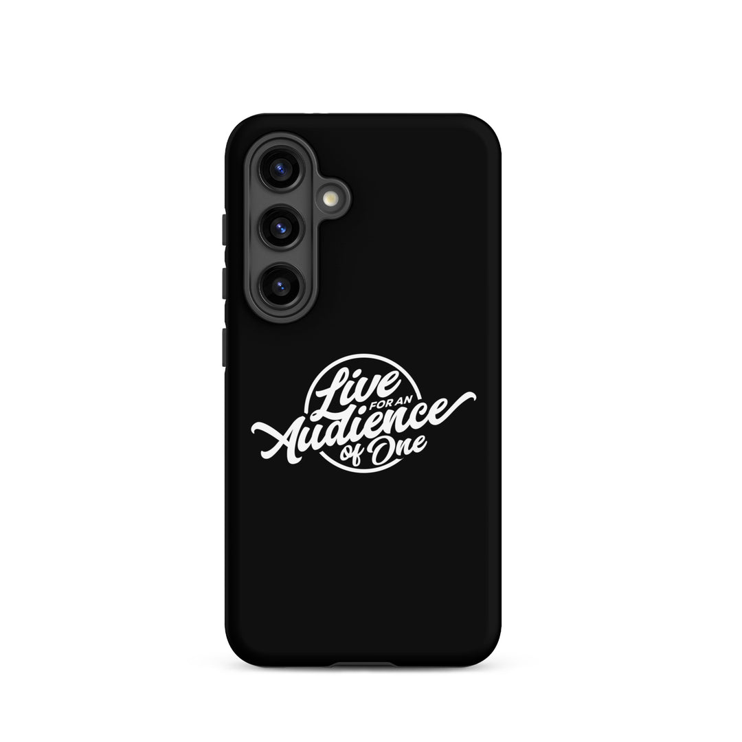 Christian Phone Case Audience of One Black for Samsung® Samsung® Phone Cases Matte Samsung Galaxy S24 