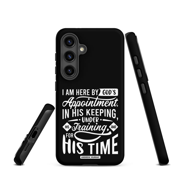 Christian Phone Case His Time Black for Samsung® Samsung® Phone Cases   