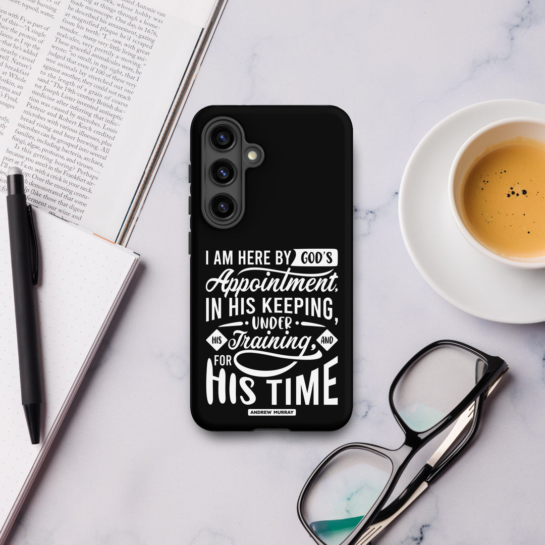 Christian Phone Case His Time Black for Samsung® Samsung® Phone Cases   