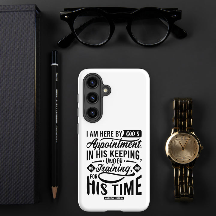 Christian Phone Case His Time White for Samsung® Samsung® Phone Cases   