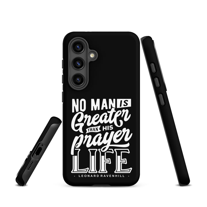 Christian Phone Case Prayer Life Black for Samsung® Samsung® Phone Cases   