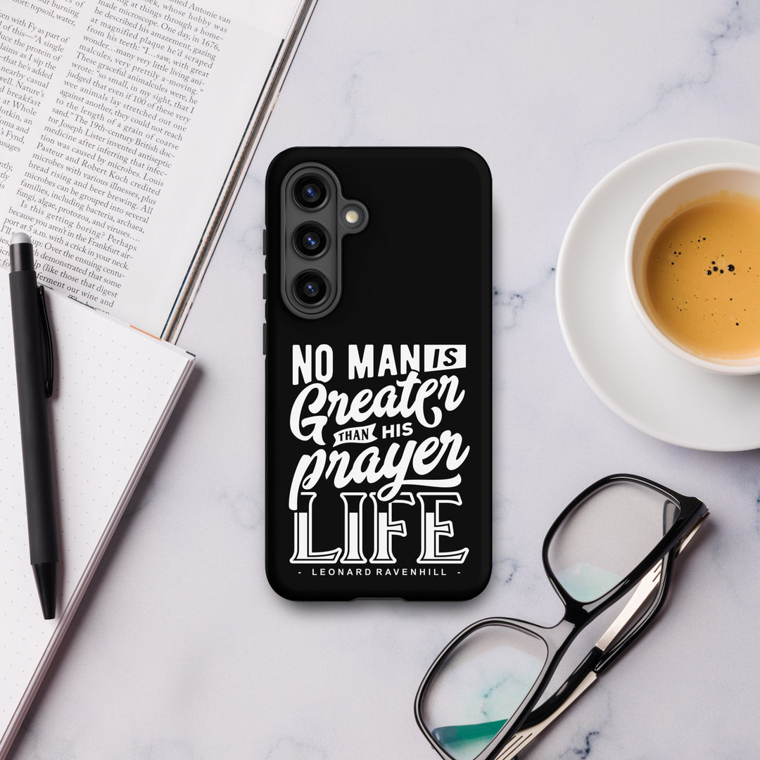 Christian Phone Case Prayer Life Black for Samsung® Samsung® Phone Cases   