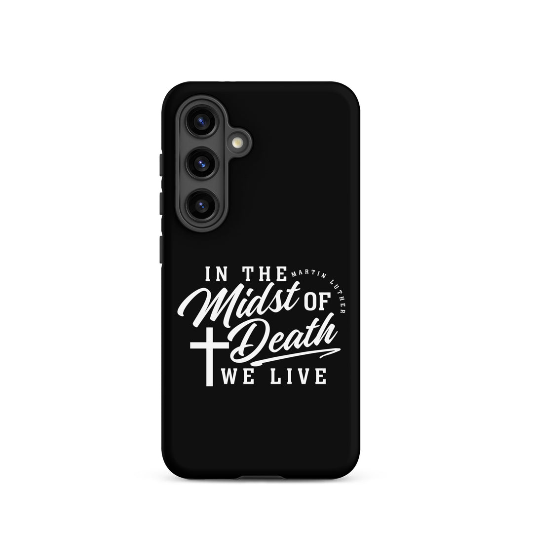 Christian Phone Case Midst of Death Black for Samsung® Samsung® Phone Cases Matte Samsung Galaxy S24 