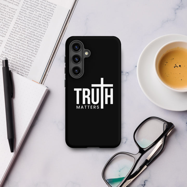 Christian Phone Case Truth Matters Black for Samsung® Samsung® Phone Cases   