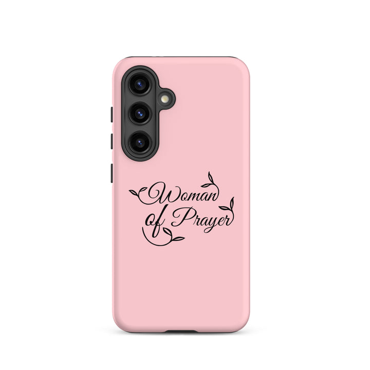 Christian Phone Case Woman of Prayer Pink for Samsung® Samsung® Phone Cases Matte Samsung Galaxy S24 