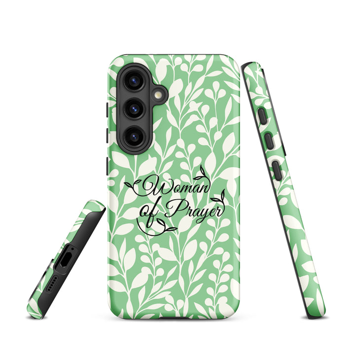 Christian Phone Case Woman of Prayer Green for Samsung® Samsung® Phone Cases   