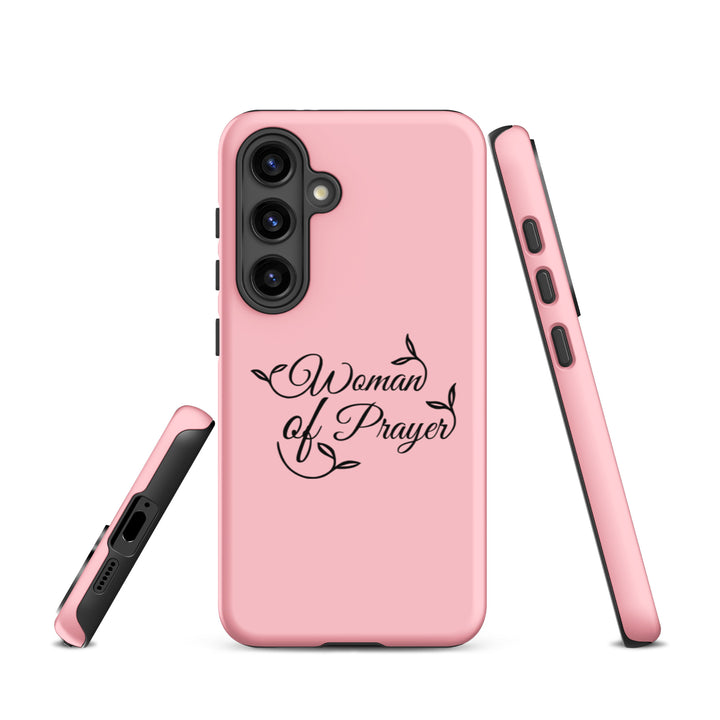 Christian Phone Case Woman of Prayer Pink for Samsung® Samsung® Phone Cases   