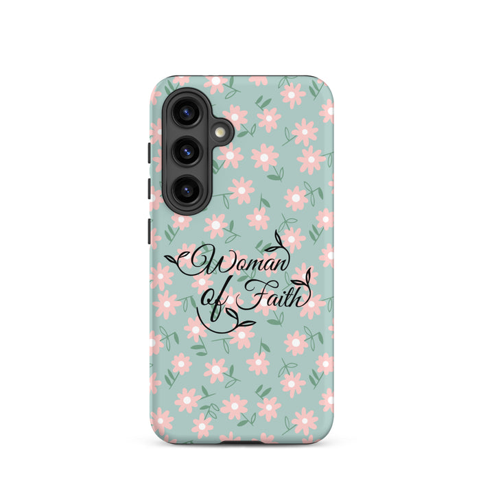 Christian Phone Case Woman of Faith Daisy for Samsung® Samsung® Phone Cases Matte Samsung Galaxy S24 