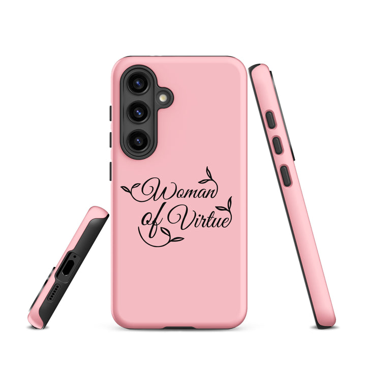 Christian Phone Case Woman of Virtue Pink for Samsung® Samsung® Phone Cases   