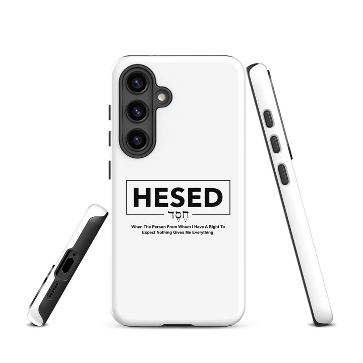 Christian Phone Case Hesed Everything White for Samsung® Samsung® Phone Cases   