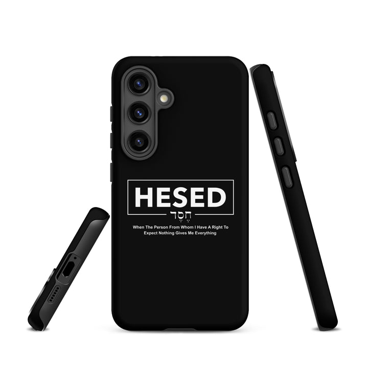 Christian Phone Case Hesed Everything Black for Samsung® Samsung® Phone Cases   