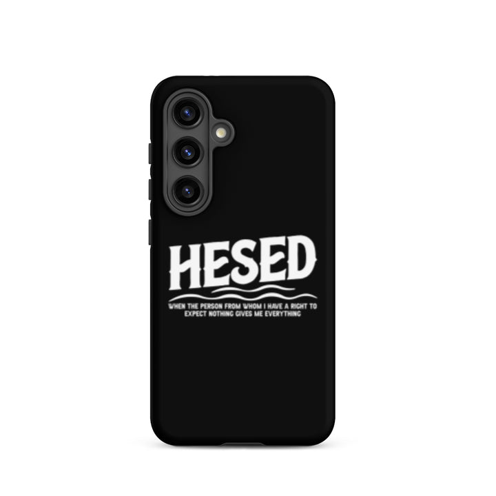 Christian Phone Case Hesed Everything Black  for Samsung® Samsung® Phone Cases Matte Samsung Galaxy S24 