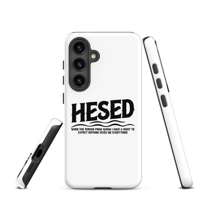 Christian Phone Case Hesed Everything White for Samsung® Samsung® Phone Cases   