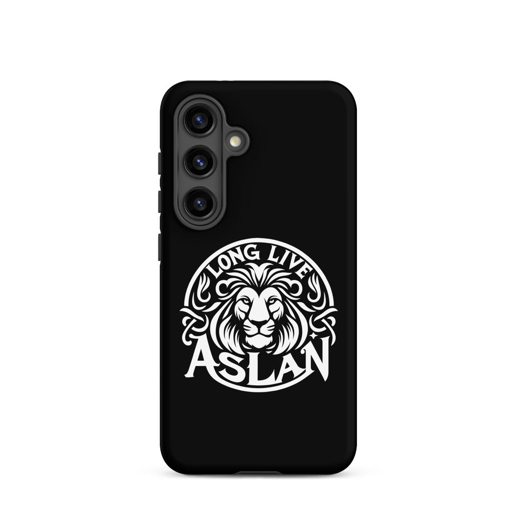 Christian Phone Case Long Live Aslan Black for Samsung® Samsung® Phone Cases Matte Samsung Galaxy S24 