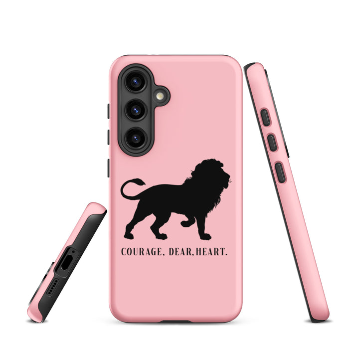 Christian Phone Case Courage Dear Heart Pink for Samsung® Samsung® Phone Cases   