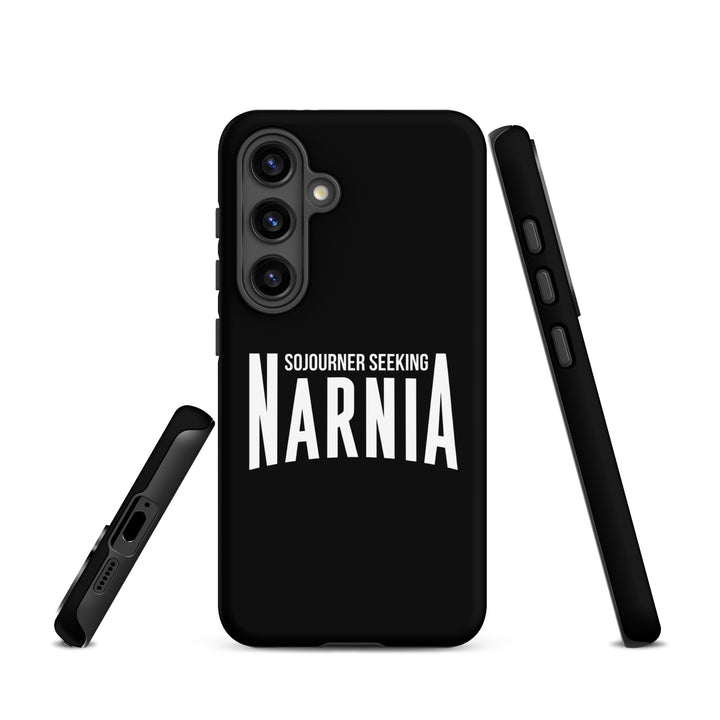 Christian Phone Case Sojourner Seeking Narnia Black for Samsung® Samsung® Phone Cases   