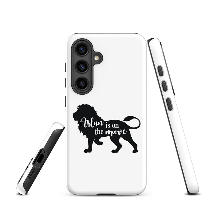 Christian Phone Case Aslan Is On The Move White for Samsung® Samsung® Phone Cases   