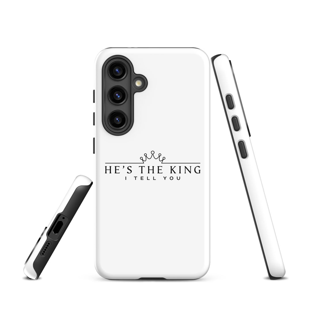 Christian Phone Case He's The King White for Samsung® Samsung® Phone Cases   