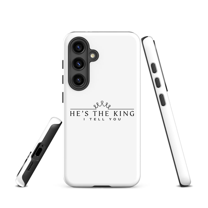 Christian Phone Case He's The King White for Samsung® Samsung® Phone Cases   