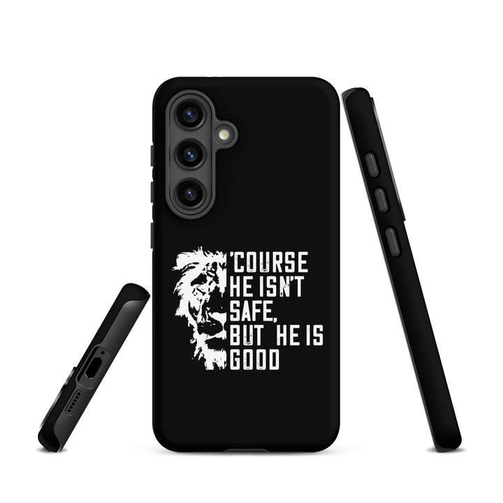 Christian Phone Case Christian Phone 'Course He Isn't Safe Black for Samsung® Samsung® Phone Cases   