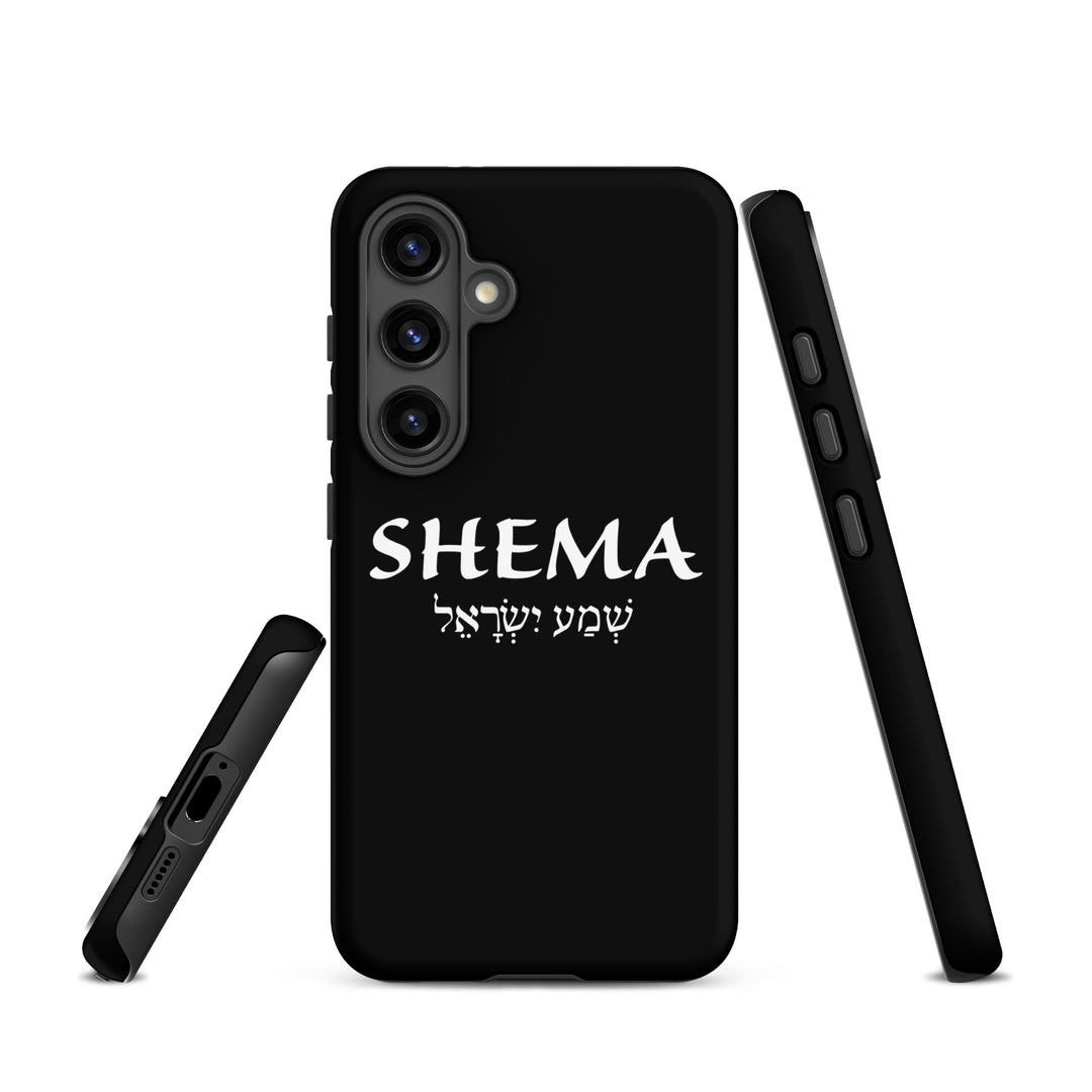 Christian Phone Case Shema Hebrew Black for Samsung® Samsung® Phone Cases   