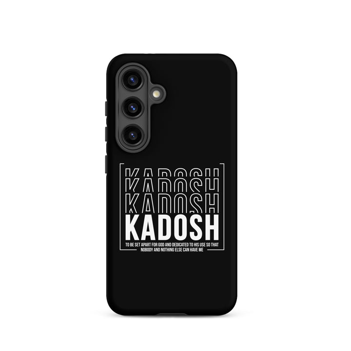 Christian Phone Case Kadosh Dedicated To His Use Black for Samsung® Samsung® Phone Cases Matte Samsung Galaxy S24 