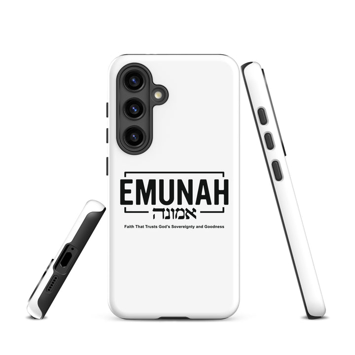 Christian Phone Case Emunah Faith That Trusts White for Samsung® Samsung® Phone Cases   