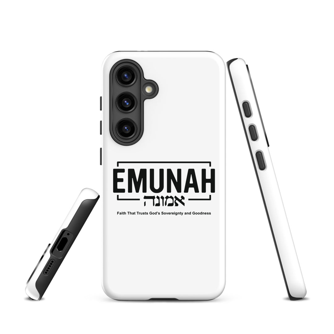 Christian Phone Case Emunah Steadfast Faith White for Samsung® Samsung® Phone Cases   