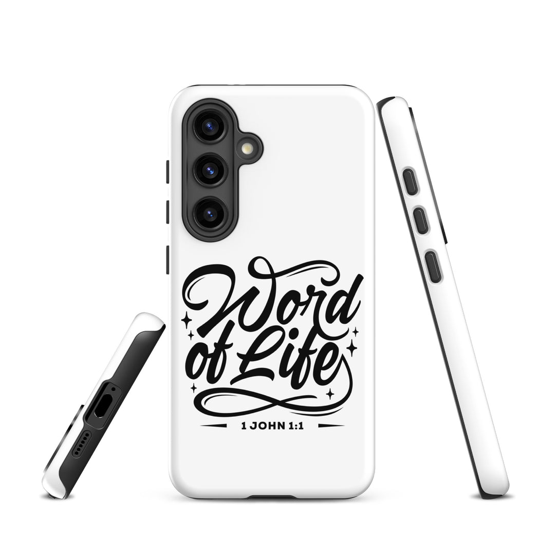 Christian Phone Case Word of Life White for Samsung® Samsung® Phone Cases   